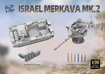 Border Model 1/35 Israel Merkava Mk.2 with Interior and WorkableTracks