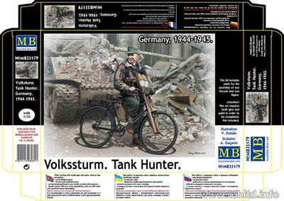 Masterbox Models 1/35 1944-1945 Germany Volkssturm Tank Hunter