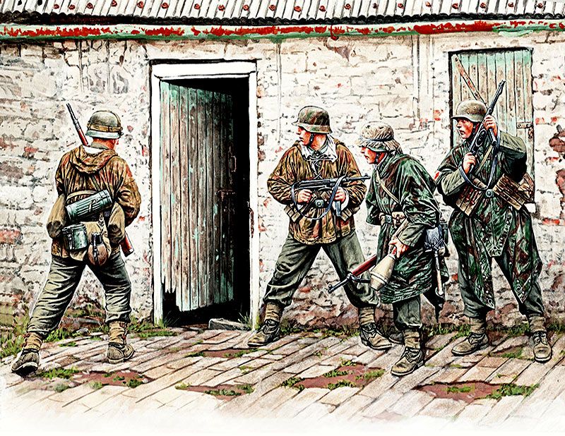 Masterbox Models 1/35 Western Europe 1944-1945 German Infantry