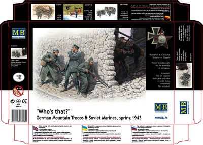 Masterbox Models 1/35 Spring 1943 Whos That? German Mountain Tropps and Soviet Marines