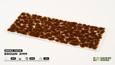 Gamers Grass Brown 2mm Tuft