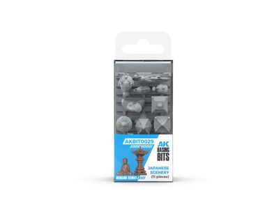 AK Interactive Japanese Scenery Basing Bits 11pc