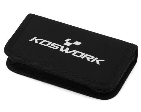 Koswork 180x100x35mm Foldable 1/4in Power Tool Bits Bag