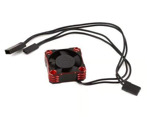 Whitz Racing Products 30mm HyperCool Aluminum Cooling Fan Red