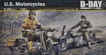 Italeri 1/35 WWII US Motorcycles