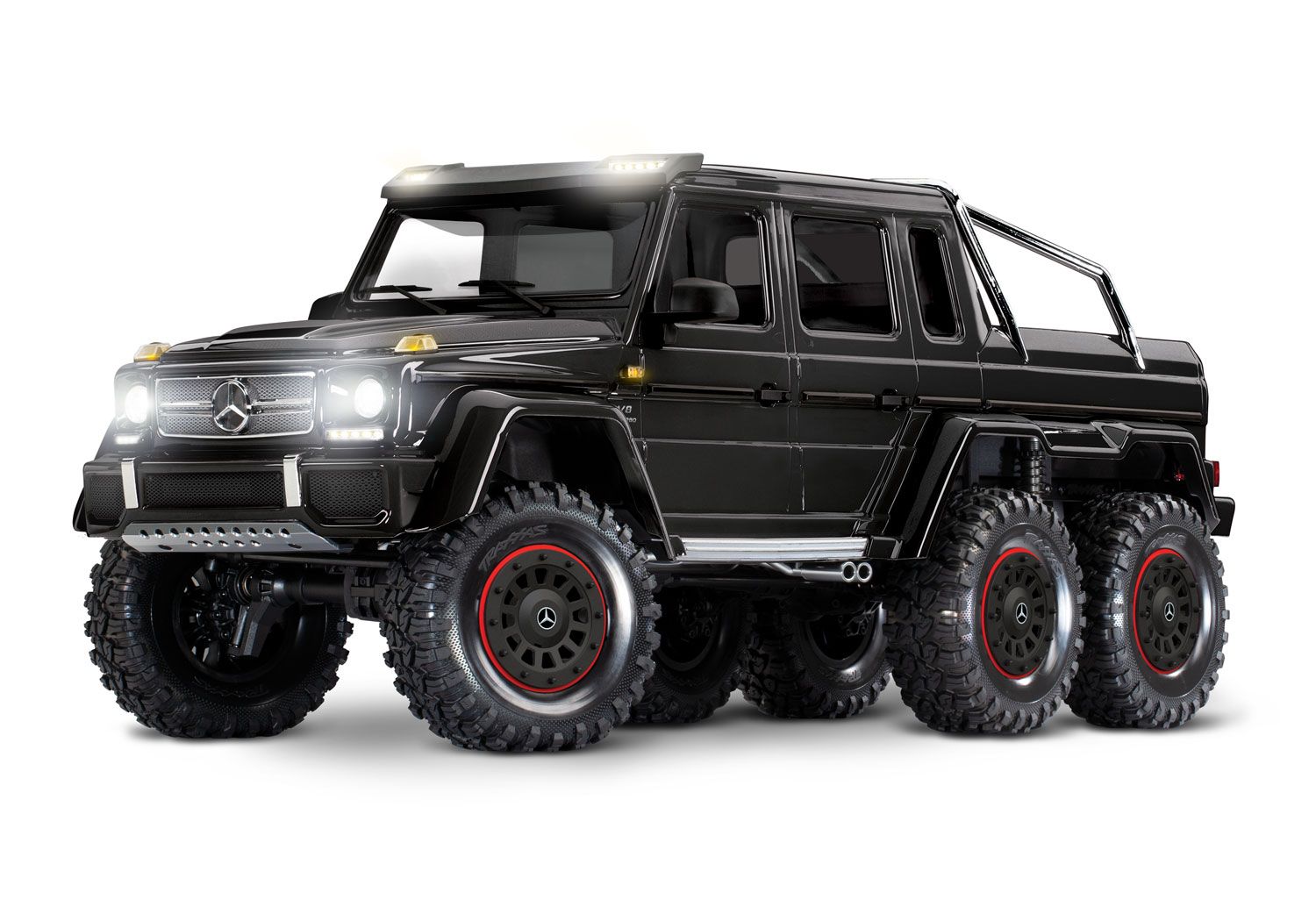 Traxxas 1/10 TRX-6 Mercedes Benz G63 AMG 6x6 RTR - Black