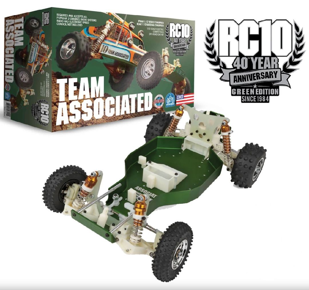Team Associated 1/10 RC10 Green Masters 60th 2WD Kit