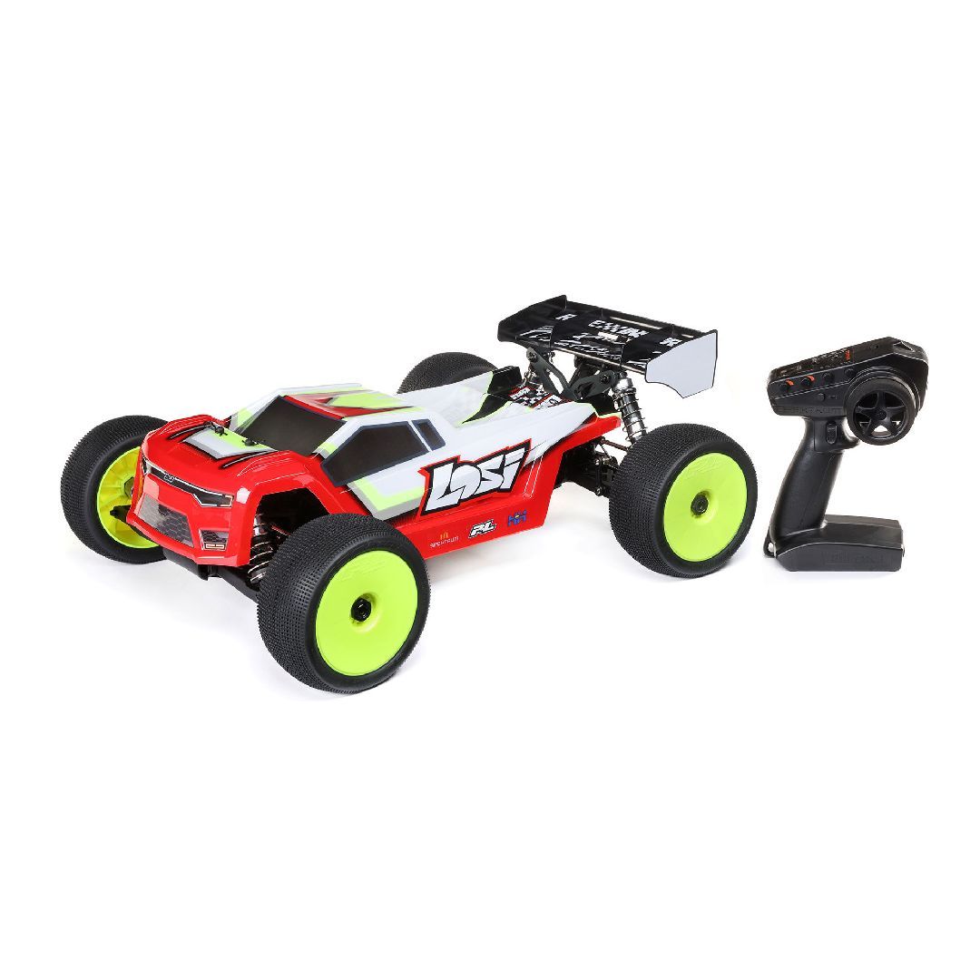 Team Losi Racing 1/8 8IGHT-XTE Race Truggy Brushless 4X4 RTR Clear
