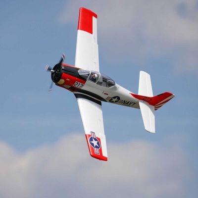 E Flite T-28 Trojan 1.2m with Smart BNF Basic