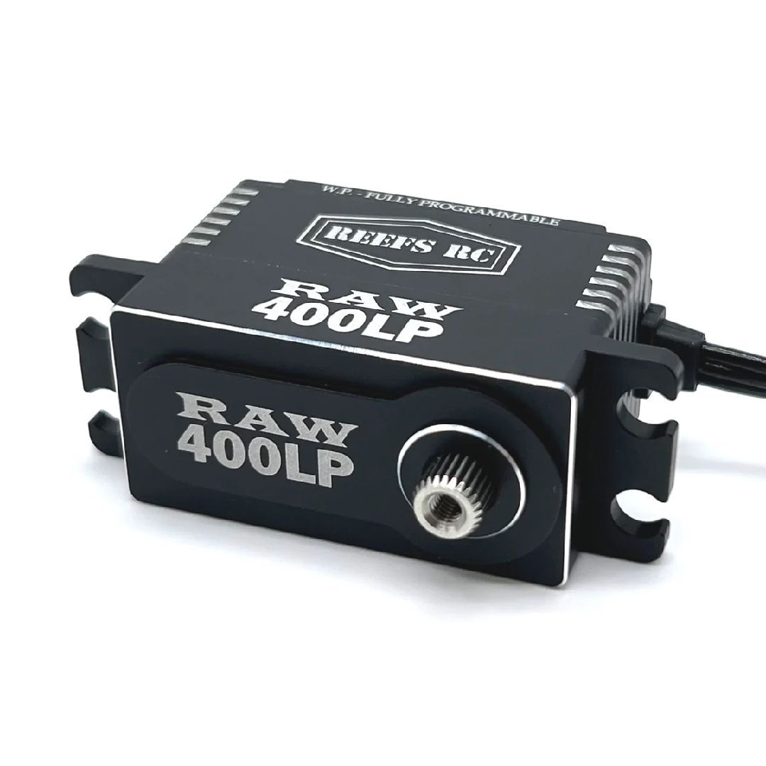 Reefs RC RAW400 LP Submarine Servo 460oz 0.065sec at 8.4V Black