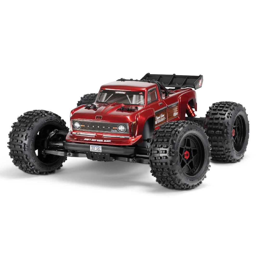 Arrma 1/10 OUTCAST BL-4S 4x4 Stunt Truck RTR Red