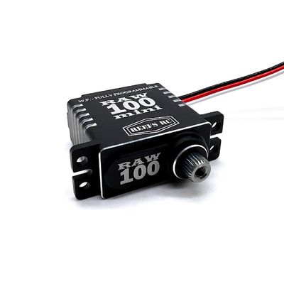Reefs RC RAW100 Mini Submarine Servo 103oz 0.08sec at 8.4V Black