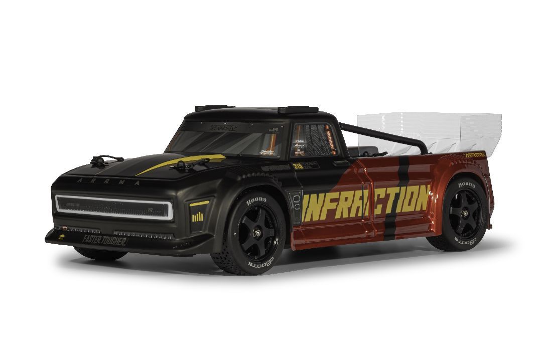 Arrma 1/8 INFRACTION 223S DSC 4X4 RTR Brushless Black/Red