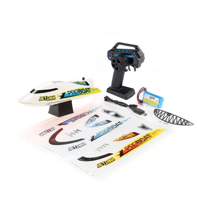 Pro Boat Jet Jam 12 Pool Racer Brushed RTR White Includes B&amp;C