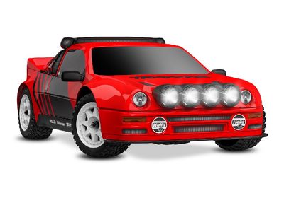 Traxxas 1/16 RS200 Mini Rally VXL-3S 4x4 RTR Red Includes B&amp;C