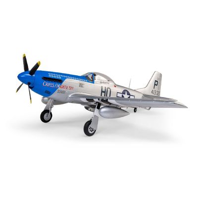 E Flite P-51D Mustang 1.2m with Smart BNF Basic-