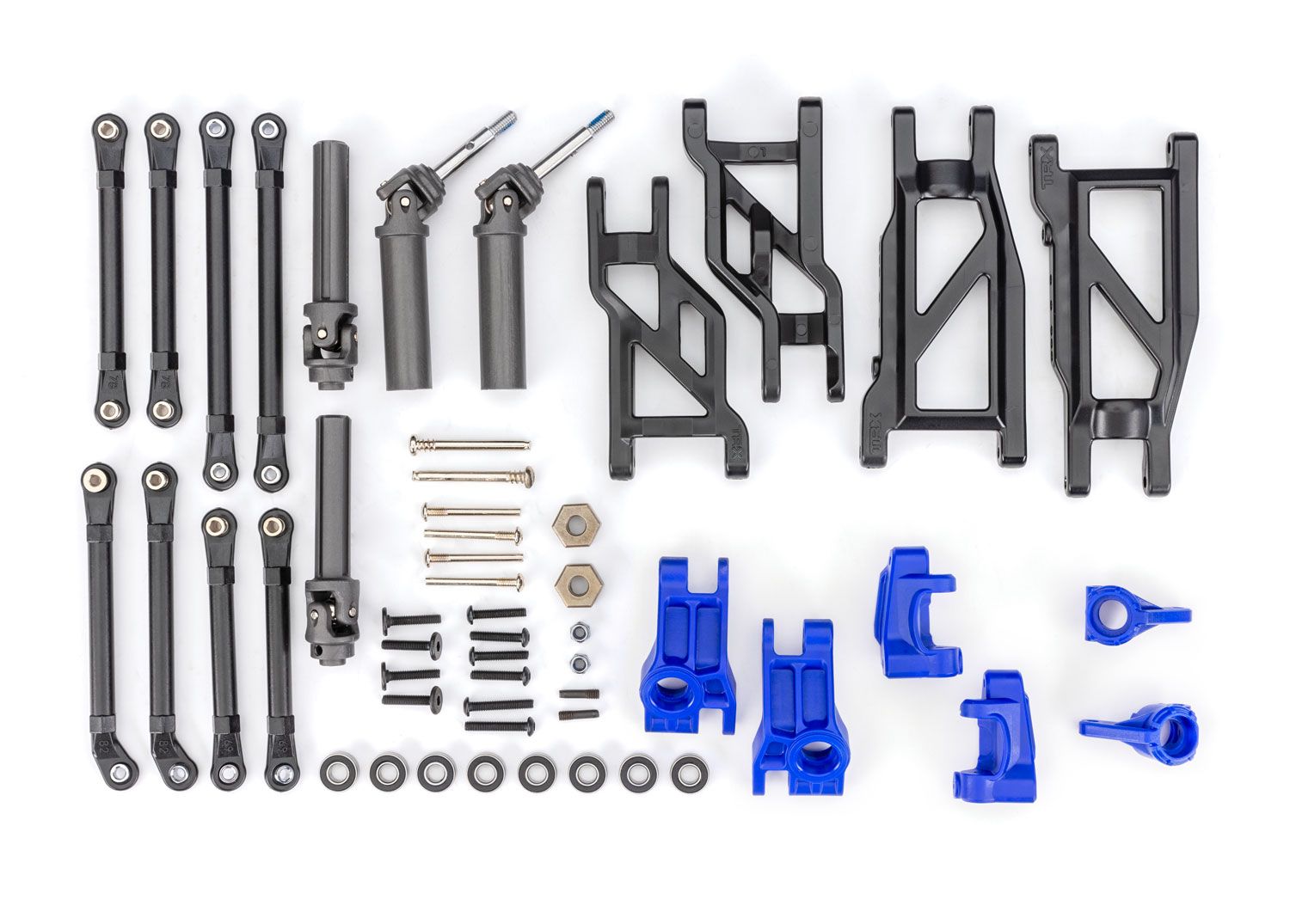 Traxxas 2WD Rustler/Stampede Heavy Duty Upgrade Kit Blue