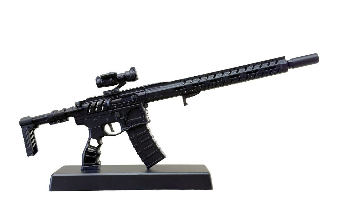 GoatGuns AR15 Skeleton Model Black