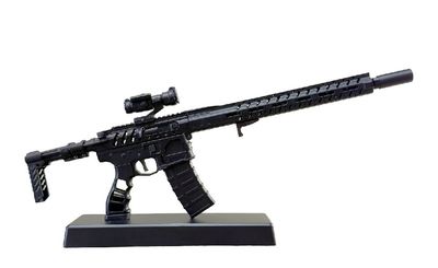 GoatGuns AR15 Skeleton Model Black