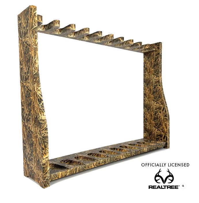 GoatGuns 1/3 Scale 10 Holder Gun Rack Camo