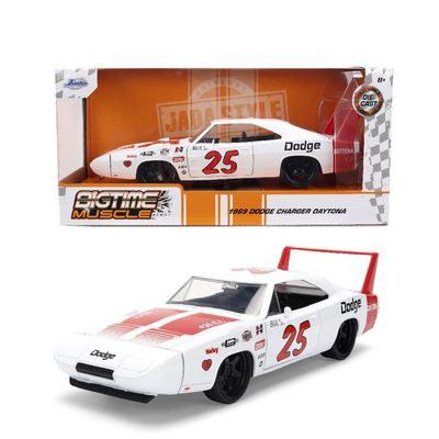 Jada Toys 1/24 BIGTIME Muscle 1969 Dodge Charger Daytona White