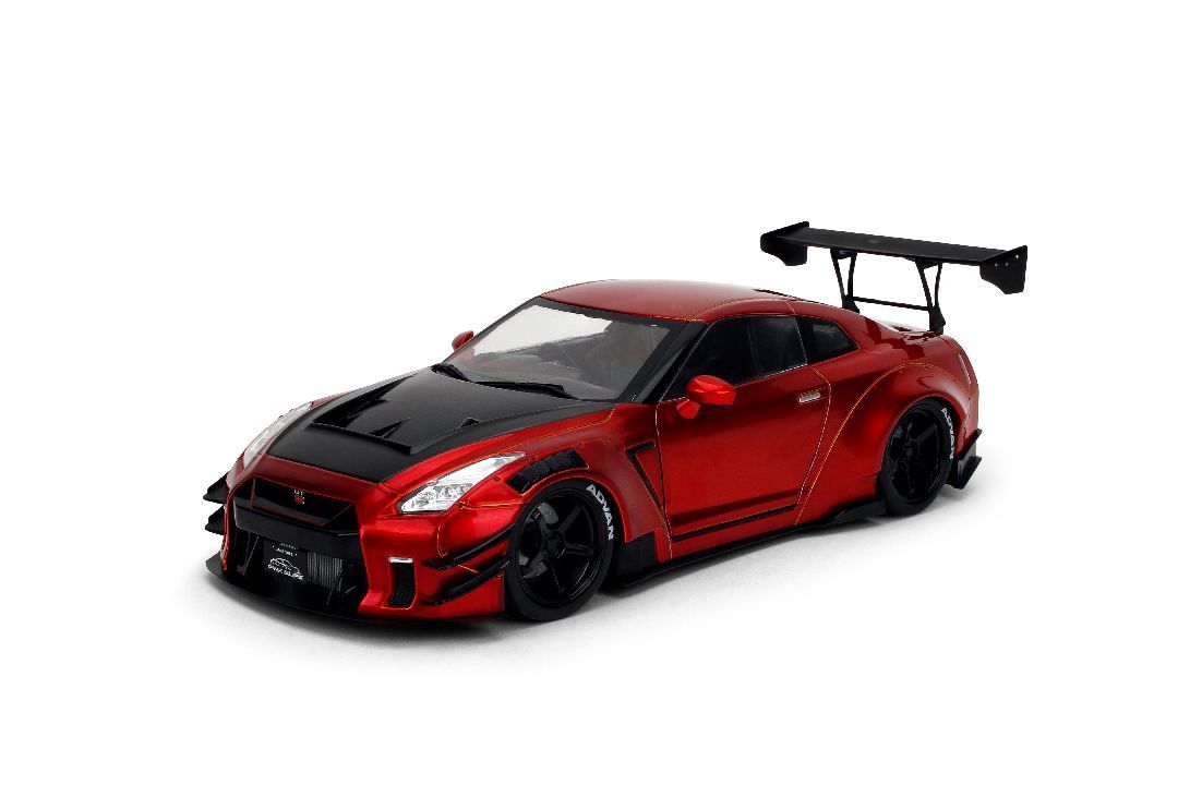 Jada Toys 1/18 Pink Slips W5 Nissan GT-R R35 Liberty Walk Red