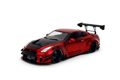 Jada Toys 1/18 Pink Slips W5 Nissan GT-R R35 Liberty Walk Red