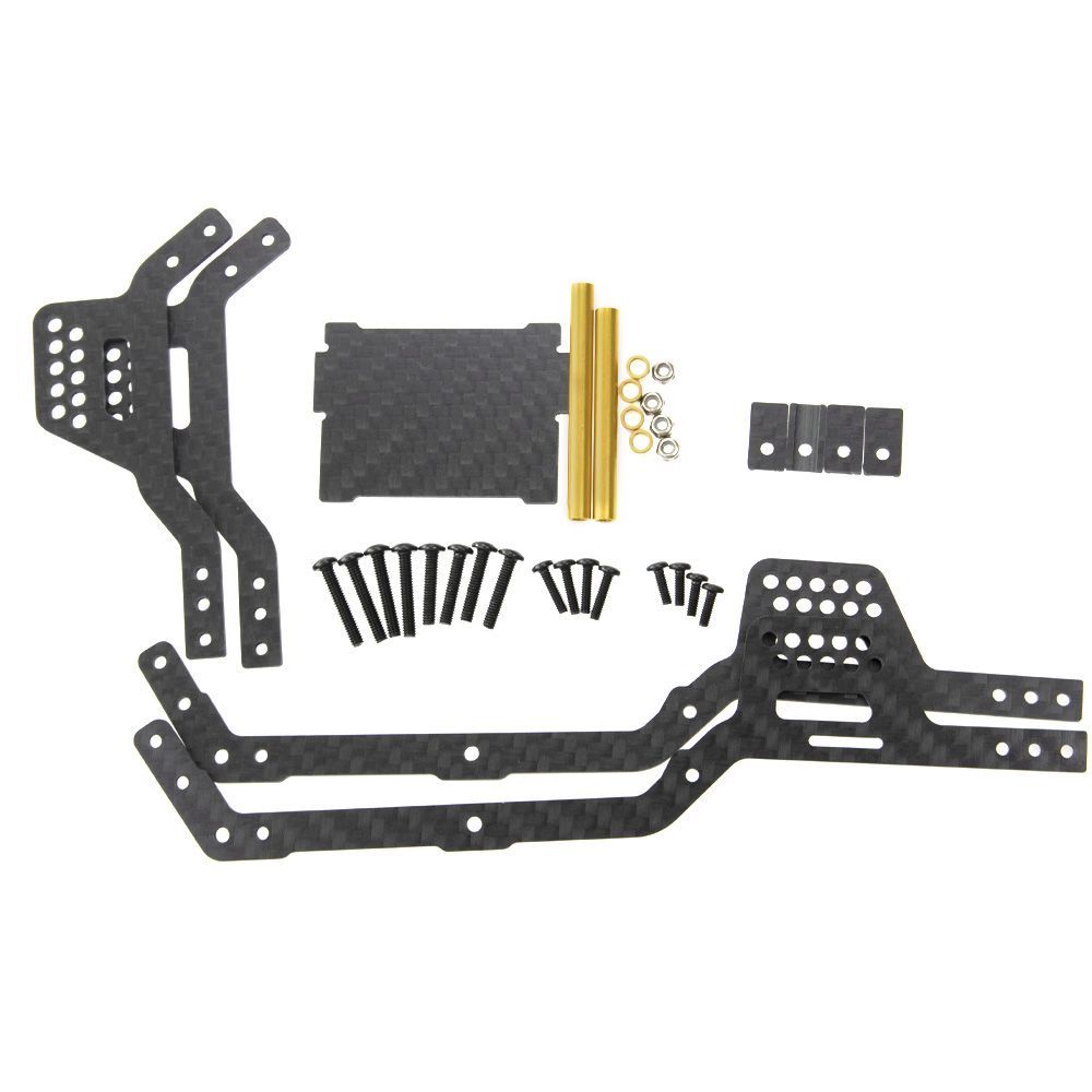 Hobby Details 1/18 TRX-4M LCG Carbon Fiber Chassis Frame Kit