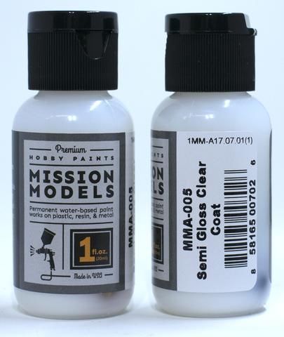 Mission Models Acrylic Semi Gloss Clear 30ml