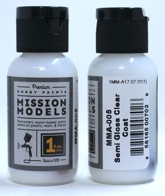 Mission Models Acrylic Semi Gloss Clear 30ml