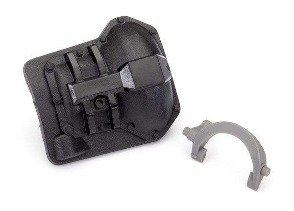 Traxxas TRX-6 Black Rear and T-lock Grey Fork Differential Cover