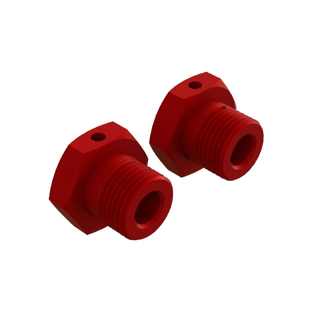 Arrma AR310904 17mm Aluminum Wheel Hex Red 2pc