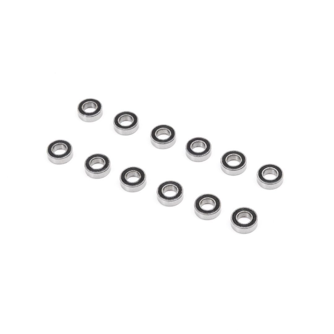 Axial 3x6x2mm Sealed Ball Bearing 12pc