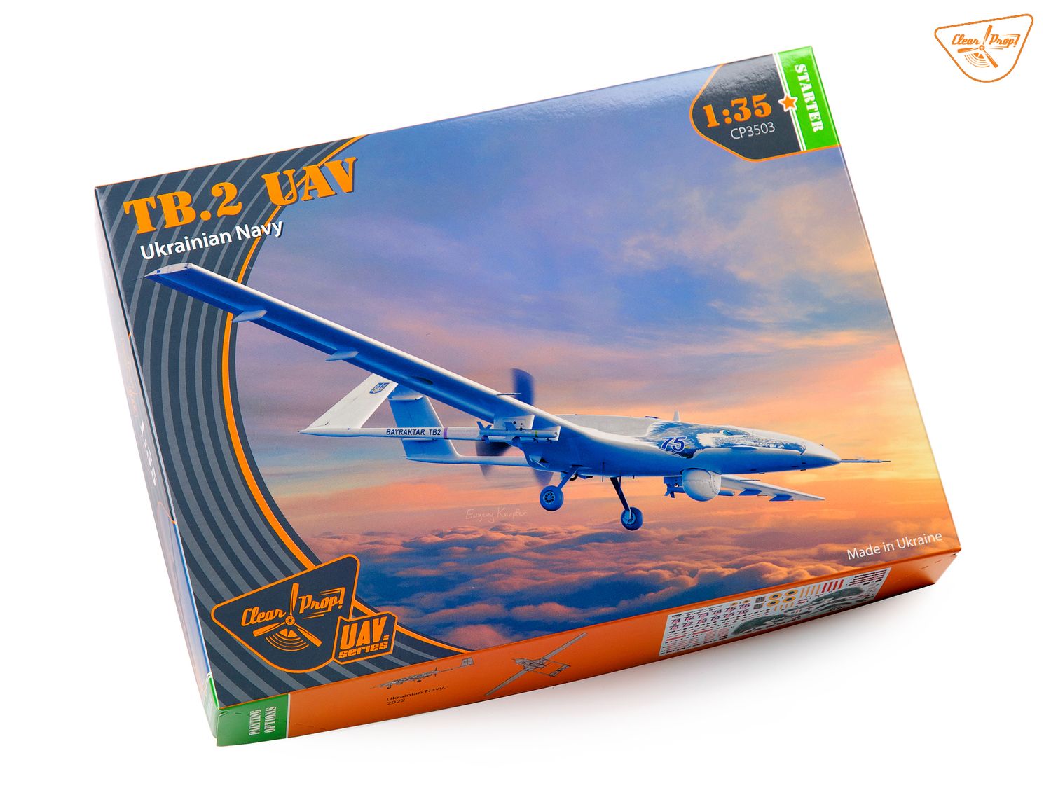 Clear Prop 1/35 TB.2 UAV Ukrainian Navy