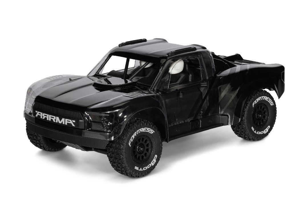 Arrma 1/16 MOJAVE GROM 4X4 RTA Kit Brushed Desert Truck Clear/Black Includes B&amp;C