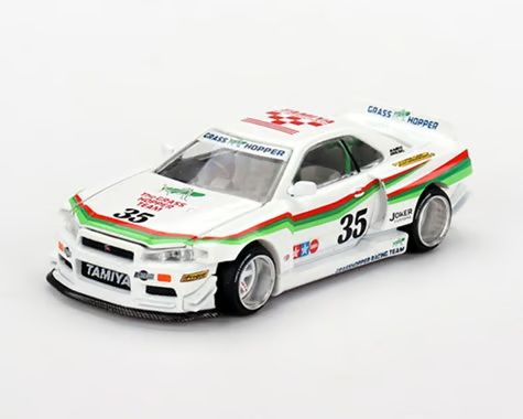 Tamiya 1/64 Mini GT Nissan Skyline GT-R R34 X The Grasshopper Diecast Limited Edition