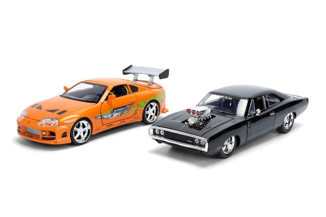 Jada Toys 1/24 Fast and Furious 25th Anniversary Dom and Brian Twin Pack