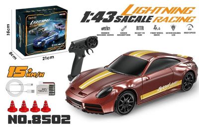 RC Pro 1/43 RC Drift Car Porsche 911 Red