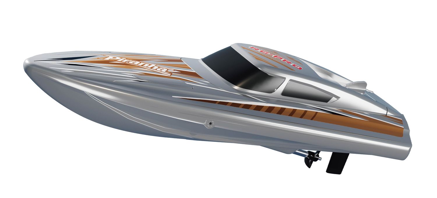 RC Pro PIRANHA 10in Brushed RC Boat RTR