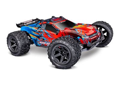 Traxxas 1/10 Rustler HD VX3 4WD RTR Red