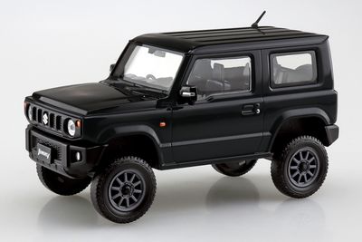 Aoshima 1/32 SNAP KIT #09CU-BB Suzuki JB64 Jimny Custom Wheel Bluish Black Pearl 3