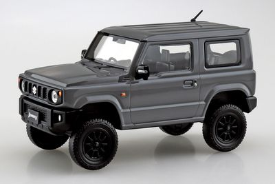 Aoshima 1/32 SNAP KIT #09CU-MG Suzuki JB64 Jimny Custom Wheel Medium Gray