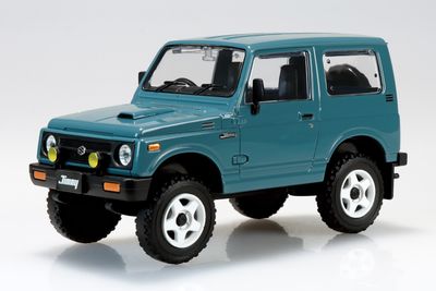 Aoshima 1/32 SNAP KIT #18CU-BG Suzuki JA11 Jimny Custom Wheel Blue Gray