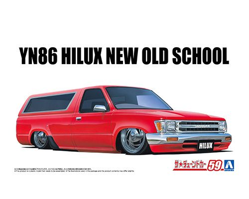 Aoshima 1/24 Tuned Car No 59 1995 Toyota YN86 Hilux New Old School