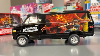 AMT\ERTL 1/25 Dungeons &amp; Dragons D&amp;D 1974 Chevy Van