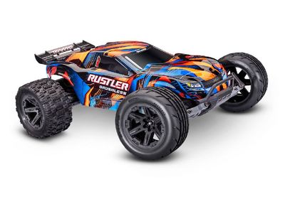 Traxxas 1/10 Rustler HD VX3 BL 2WD RTR Orange