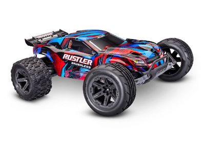 Traxxas 1/10 Rustler HD VX3 BL 2WD RTR Red