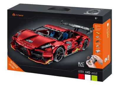 iM.Master 1/10 RC Wind Red Electroplate Super Car