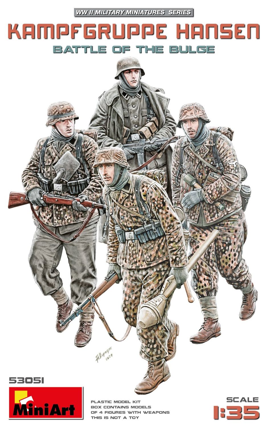 Miniart 1/35 KampfgruppeHansen Battle of the Bulge Figures