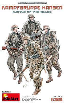 Miniart 1/35 KampfgruppeHansen Battle of the Bulge Figures